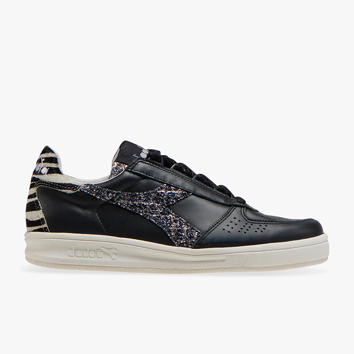 B.ELITE H ANIMALIER W, BLACK/SILVER, large