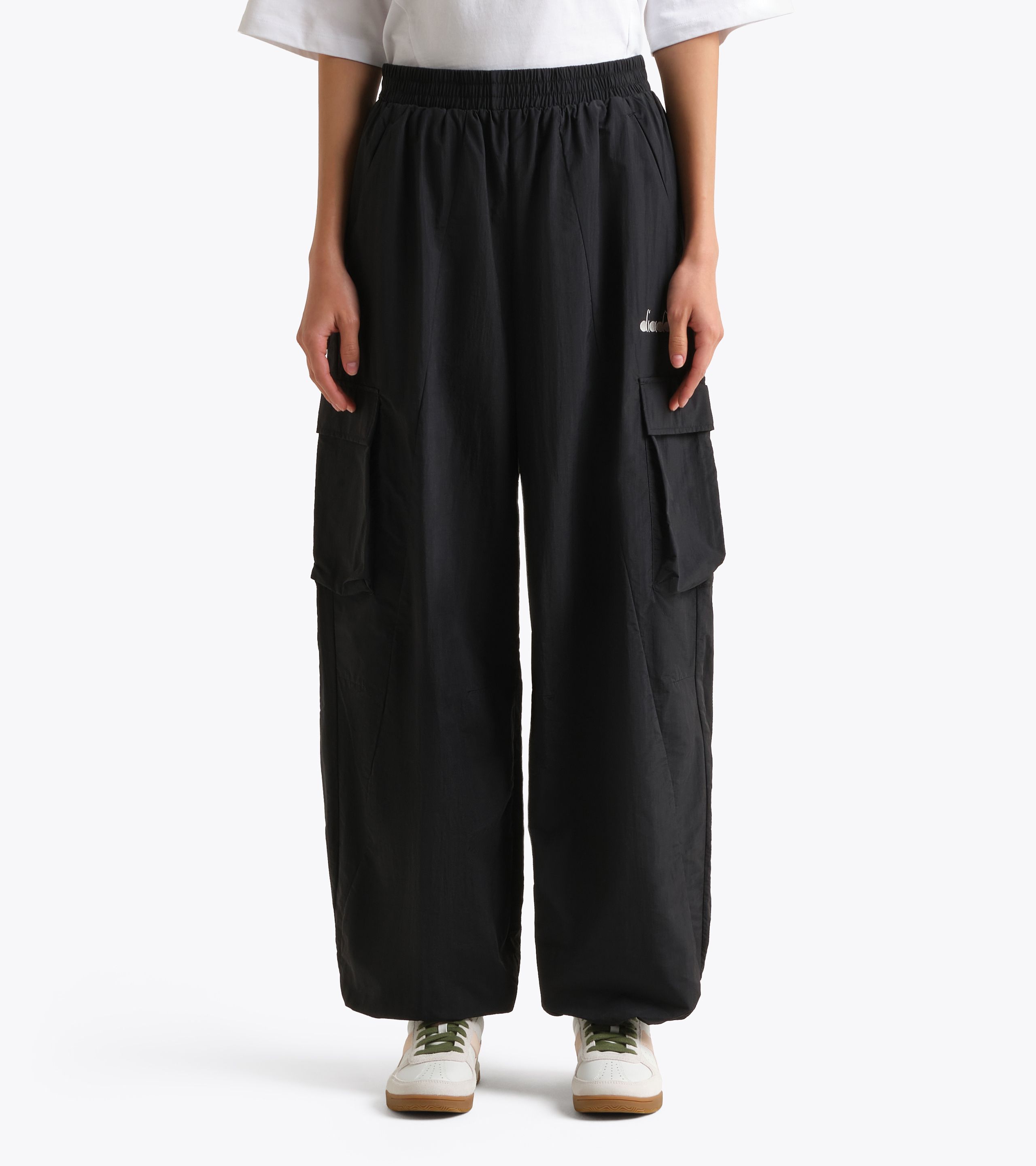L. TRACK PANTS LOGO Ripstop nylon track pants - Women's - Diadora