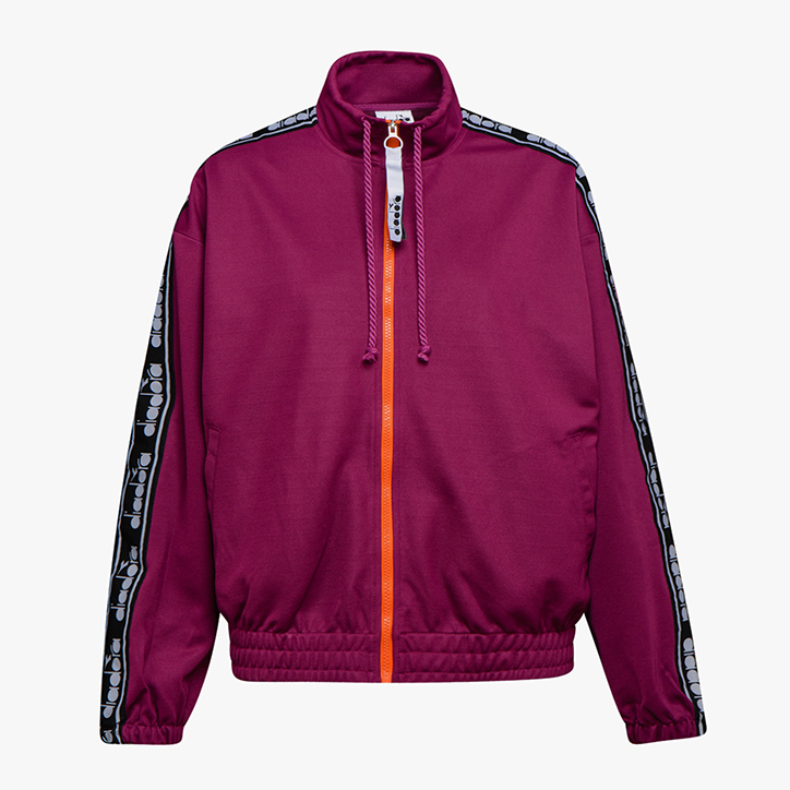 L. TRACK JACKET TROFEO, VIOLET BOYSENBERRY, large