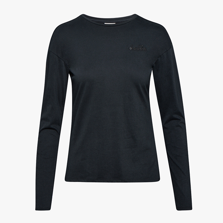 L.LS T-SHIRT CORE, BLACK, large