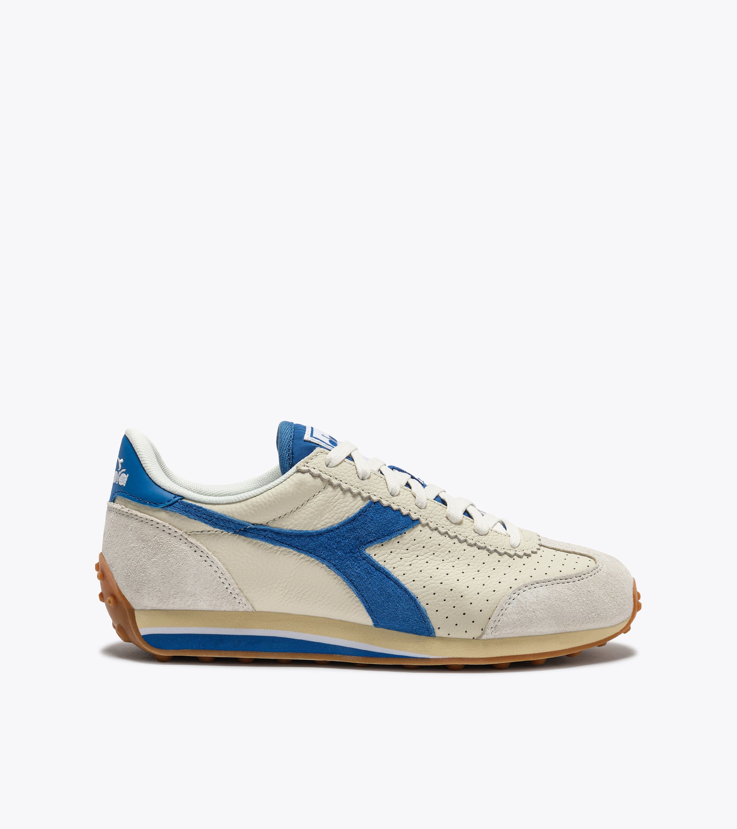 RALLY PUNCHED Low-profile leather sneaker - All-gender - Diadora