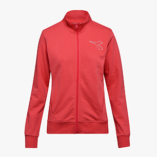 L. FZ. SWEAT FREGIO, GERANIUM RED, medium