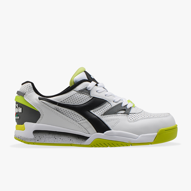 REBOUND ACE, WHITE/BLACK/LIME PUNCH, large
