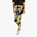 FLOWERS LEGGINS, BLACK/GREEN SPRING, swatch