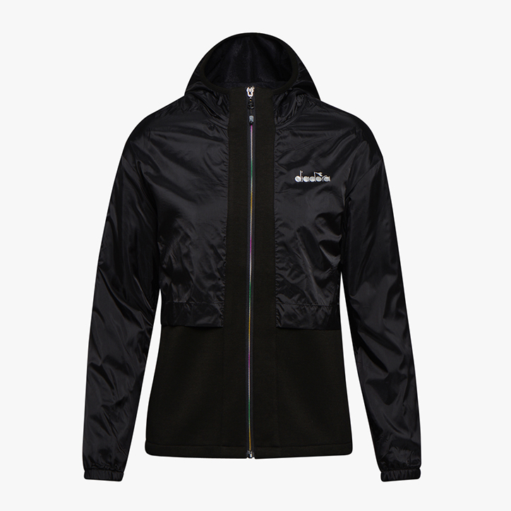 L. FZ HD SWEATER WORKOUT, BLACK, large