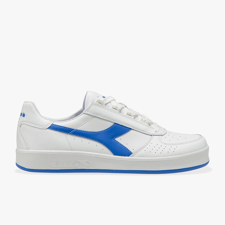 B. ELITE, WHITE/ROYAL, large