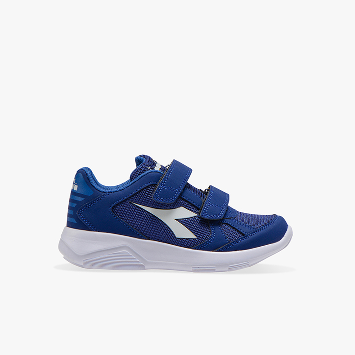 EAGLE 2 JR V, BLUE PRINT/WHITE, large