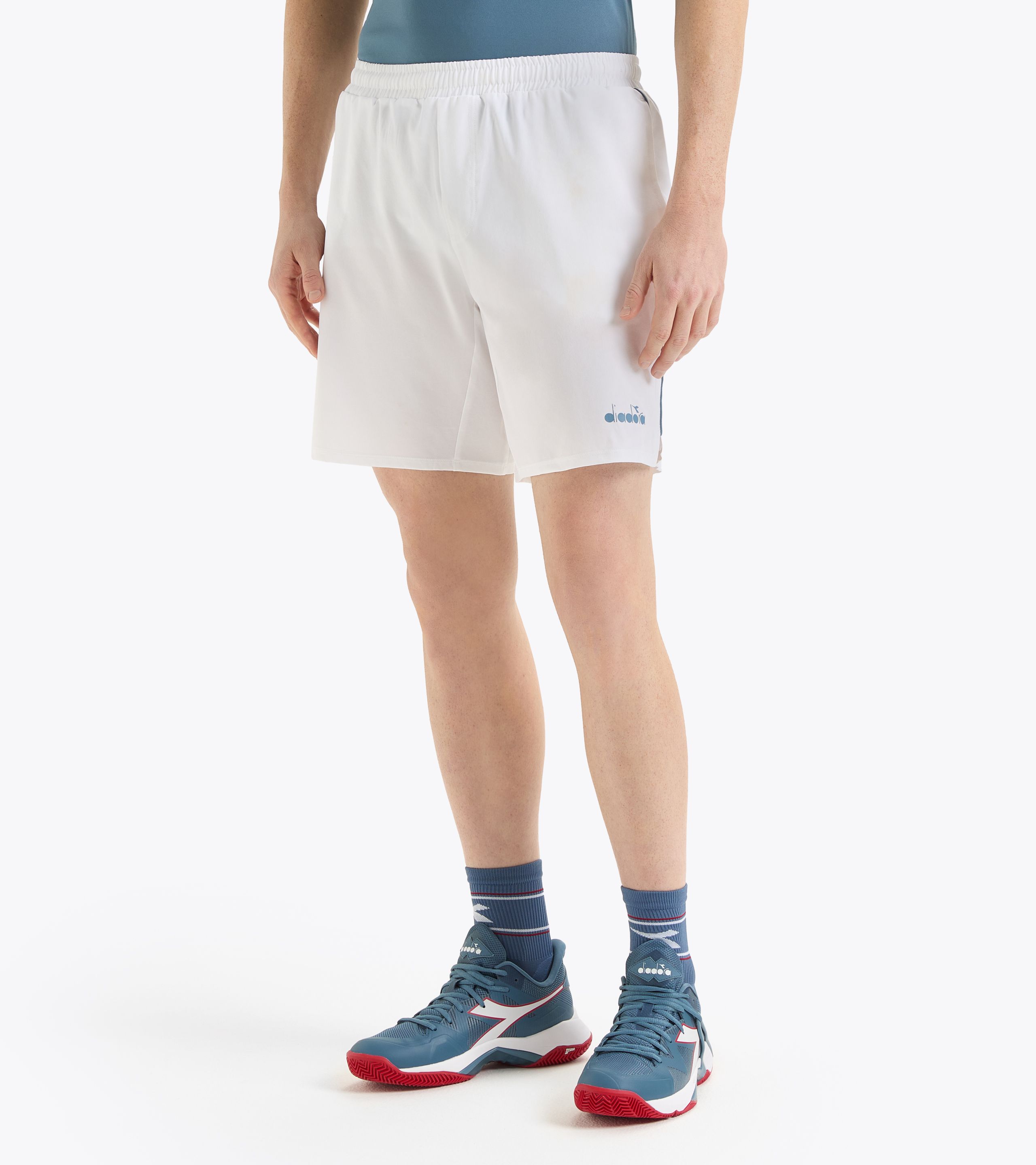★DIADORA★ LEGACY JERSEY TRACK SHORTS WOMEN OFF WHITE D5122 Diadora tennis shorts