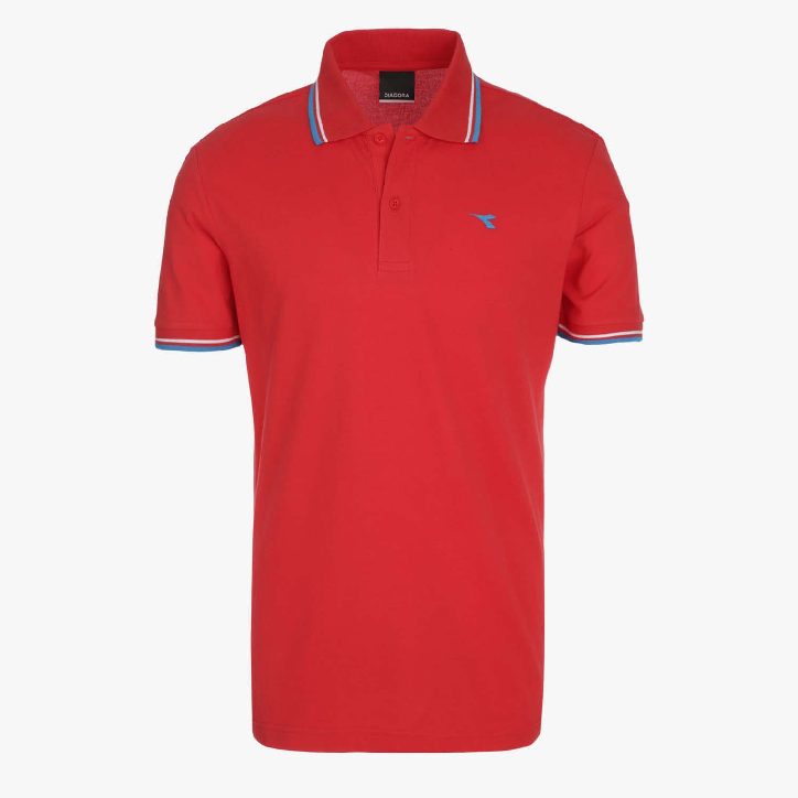 POLO PQ, TOMATO RED, large