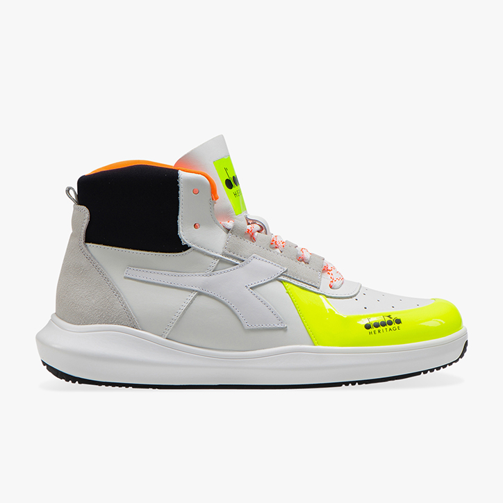 MI BASKET H MDS FLUO, FLUORESCENT YELLOW, large