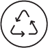 % RECYCLED